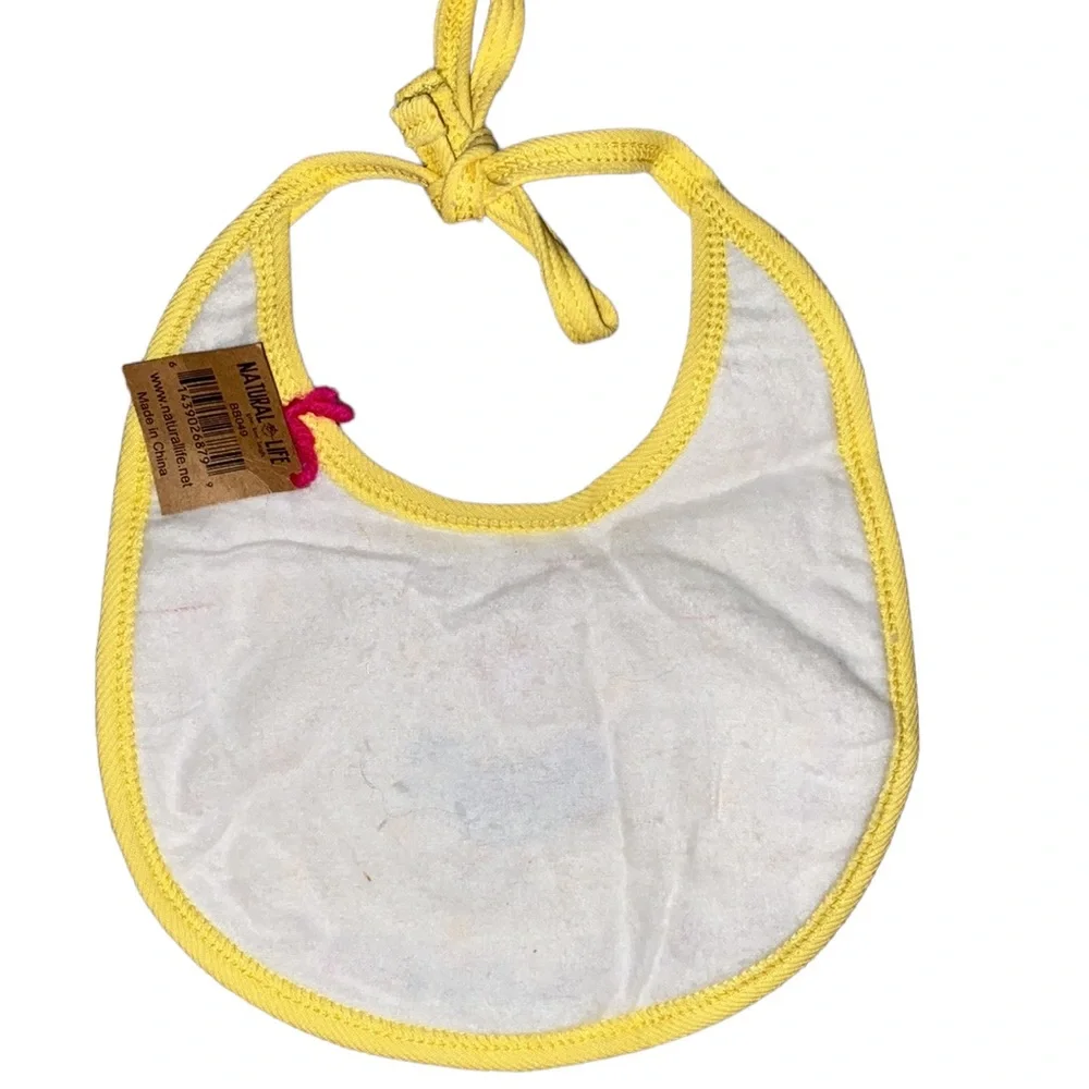 NEW “tweet baby” embroidered baby bird bib